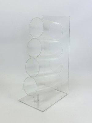 Vintage Acrylic Wine Rack, 1970s-ZCY-2021773