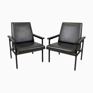 Vintage Adjustable Armchairs, Czechoslovakia, 1970s, Set of 2-TZ-826144