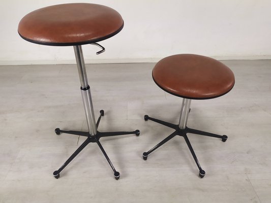 Vintage Adjustable Stools, Set of 2-EAD-1066953