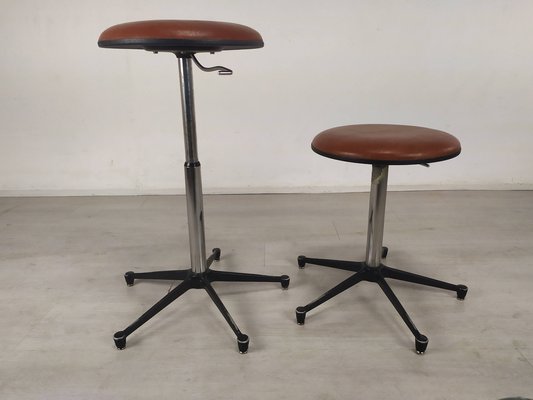 Vintage Adjustable Stools, Set of 2-EAD-1066953