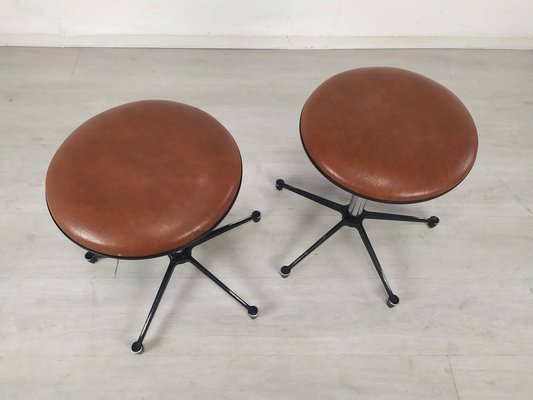 Vintage Adjustable Stools, Set of 2-EAD-1066953