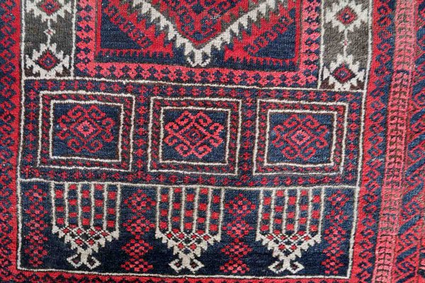 Vintage Afghan Baluch Prayer Rug, 1940s-JZV-1377257