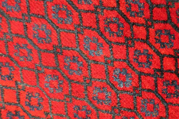 Vintage Afghan Baluch Rug, 1950s-JZV-1361399