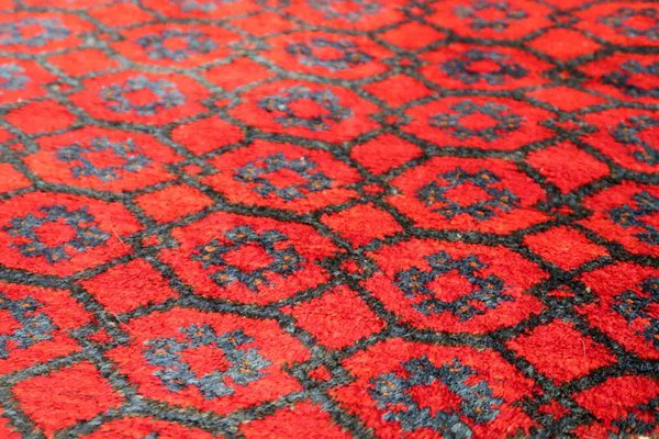 Vintage Afghan Baluch Rug, 1950s-JZV-1361399