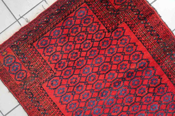 Vintage Afghan Baluch Rug, 1950s-JZV-1361399