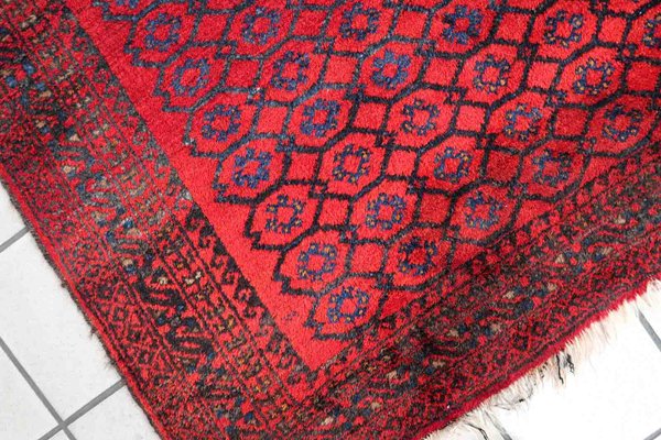 Vintage Afghan Baluch Rug, 1950s-JZV-1361399