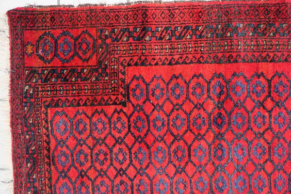 Vintage Afghan Baluch Rug, 1950s-JZV-1361399