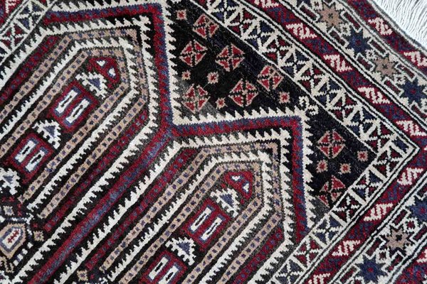 Vintage Afghan Baluch Rug, 1970s-JZV-1352648