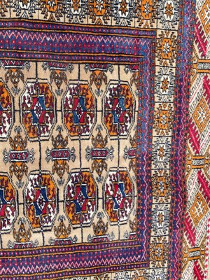 Vintage Afghan Boukhara Design Rug-YMM-1061580