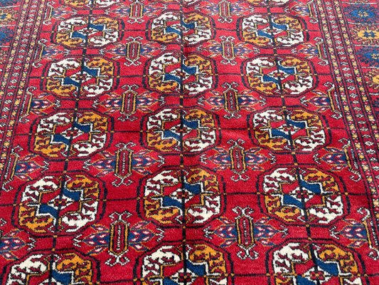 Vintage Afghan Buchara Rug, 1980s-AIV-1724474