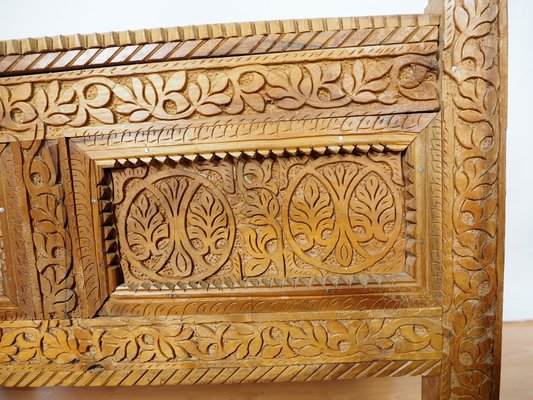 Vintage Afghan Chest in Wood, 1930s-UZN-1399168