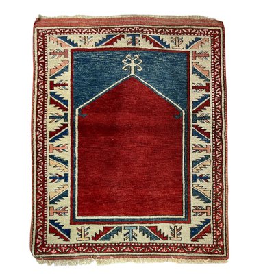 Vintage Afghan Hand-Knotted Kazak Rug-AIV-1128959