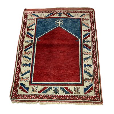 Vintage Afghan Hand-Knotted Kazak Rug-AIV-1128959