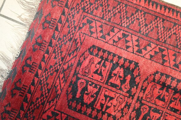 Vintage Afghan Handmade Ersari Rug, 1940s-JZV-1703301