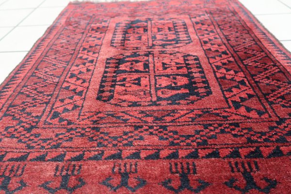 Vintage Afghan Handmade Ersari Rug, 1940s-JZV-1703301