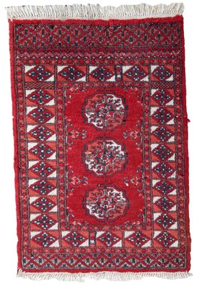 Vintage Afghan Handmade Ersari Rug, 1970s-JZV-1343697