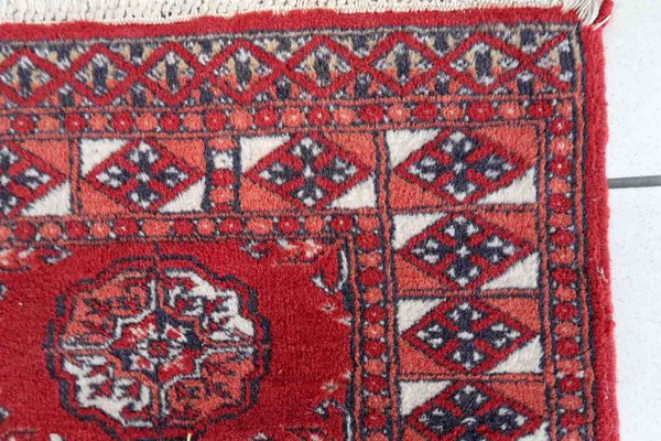 Vintage Afghan Handmade Ersari Rug, 1970s-JZV-1343697