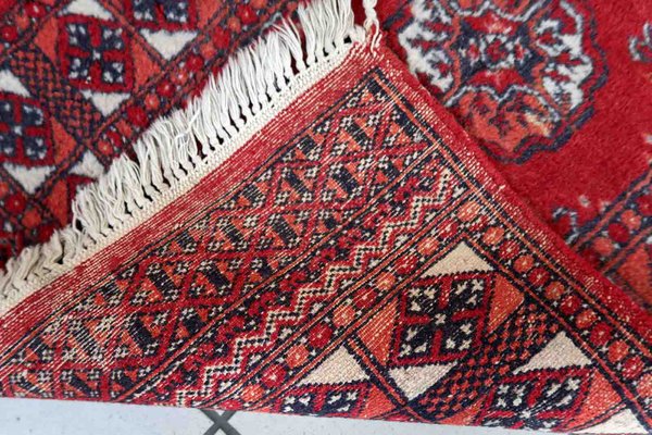 Vintage Afghan Handmade Ersari Rug, 1970s-JZV-1343697