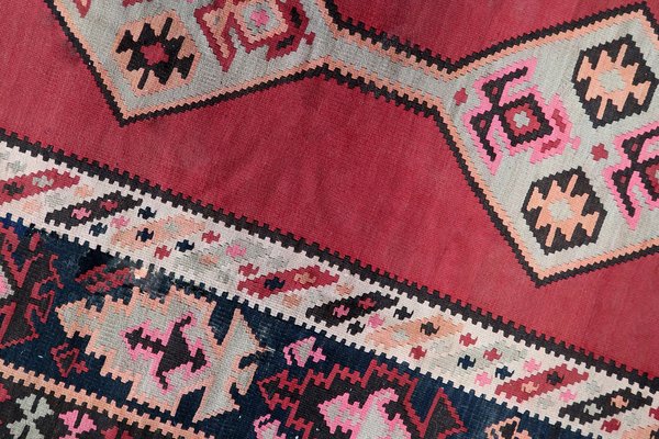 Vintage Afghan Handmade Herati Kilim Rug, 1960s-JZV-1746430