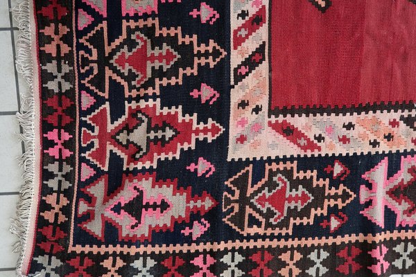 Vintage Afghan Handmade Herati Kilim Rug, 1960s-JZV-1746430