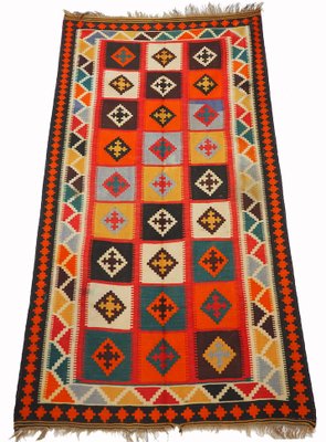 Vintage Afghan Nomadic Kilim Rug-UZN-1393496