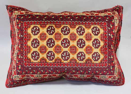 Vintage Afghan Turkmen Nomad Rug Seat Cushion, 1970s-UZN-1447878