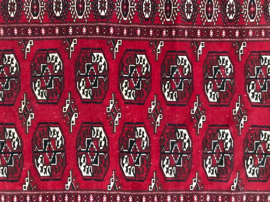 Vintage Afghan Turkmen Rug-YMM-1061731