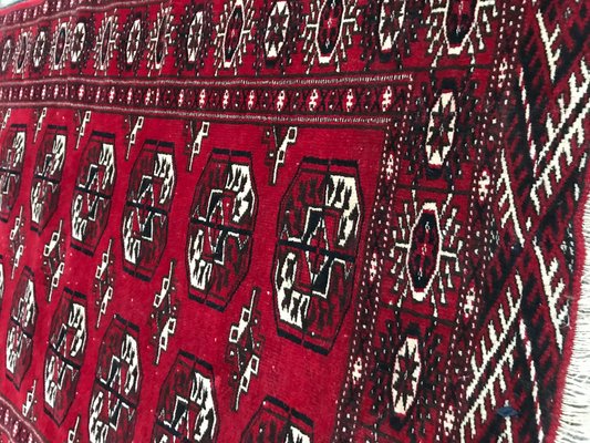 Vintage Afghan Turkmen Rug-YMM-1061731