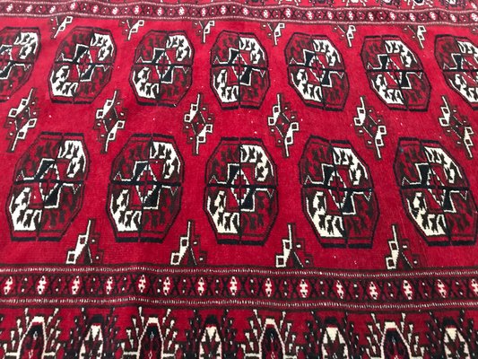 Vintage Afghan Turkmen Rug-YMM-1061731