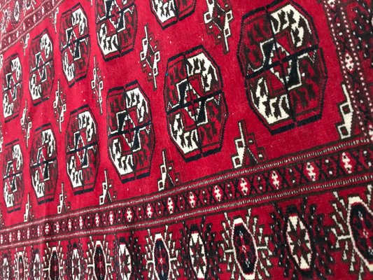 Vintage Afghan Turkmen Rug-YMM-1061731