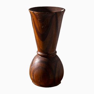 Vintage American Vase in Various Wood Essences, 1950s-RCE-1776837