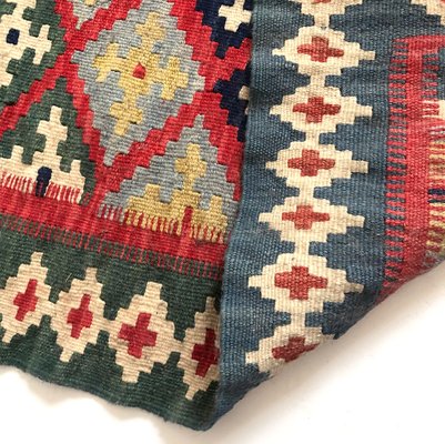 Vintage Anatolian Wool Flatwave Kilim Rug, 1960s-GIW-1732270