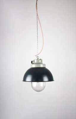 Vintage Anthracite Industrial Pendant Lamp from TEP-HGJ-739232