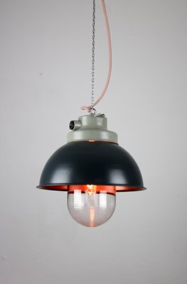 Vintage Anthracite Industrial Pendant Lamp from TEP-HGJ-739232