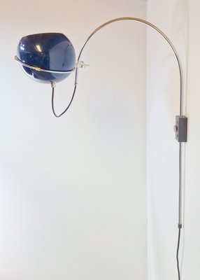 Vintage Arc Sphere Wall Lamp in Chrome from Gepo Design, 1970s-AXJ-2038023