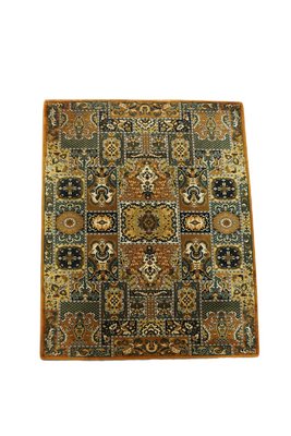 Vintage Area Rug in Green & Yellow-HPP-1746760