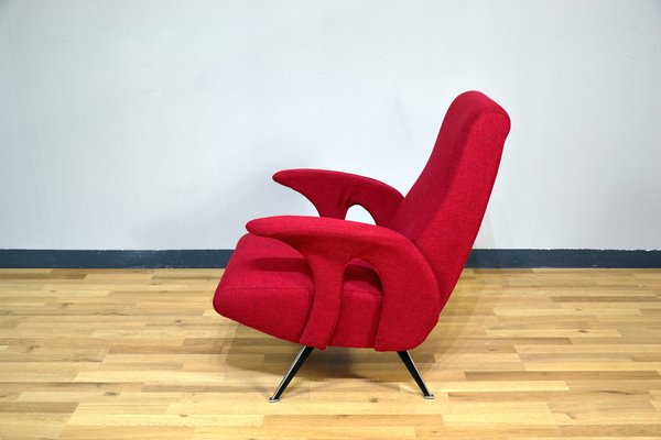 Vintage Armchair in Fabric, Italy, 1960s-QZZ-1304175