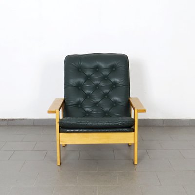 Vintage Armchair in Leather-JUN-1811946