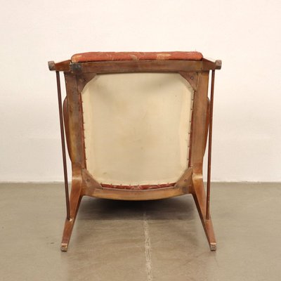 Vintage Armchair in Mahogany, 1950s-VMM-1345469