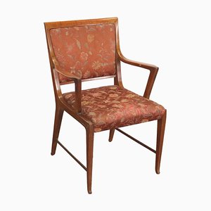 Vintage Armchair in Mahogany, 1950s-VMM-1345469