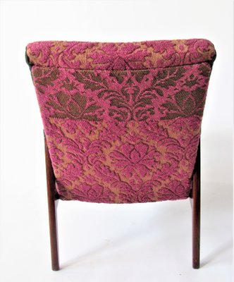 Vintage Armchair in Purple from Jitona, Czechoslovakia, 1960s-ZWG-1254305