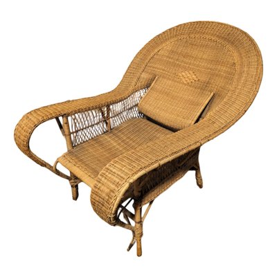 Vintage Armchair in Rattan-HLV-1767352