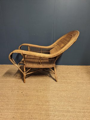 Vintage Armchair in Rattan-HLV-1767352