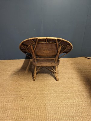 Vintage Armchair in Rattan-HLV-1767352