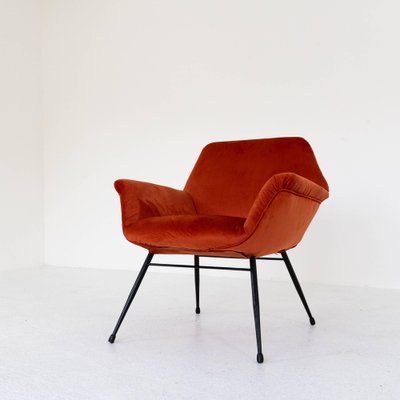 Vintage Armchair in Red, 1950s-SXX-1739463