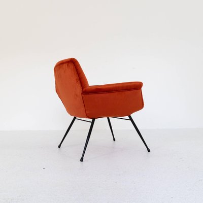 Vintage Armchair in Red, 1950s-SXX-1739463