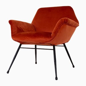 Vintage Armchair in Red, 1950s-SXX-1739463