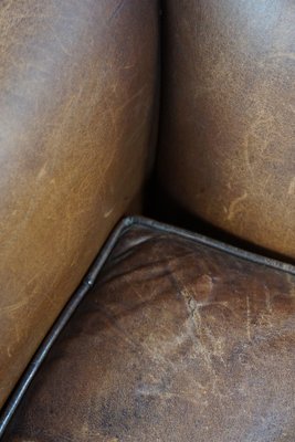 Vintage Armchair in Sheep Leather-HPP-1764179