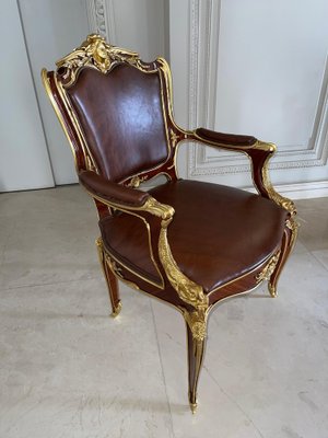 Vintage Armchair in Style of Francois Linke, Paris-FLW-1401975