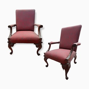 Vintage Armchair in the Style of Queen Anne, Set of 2-TCS-1346126